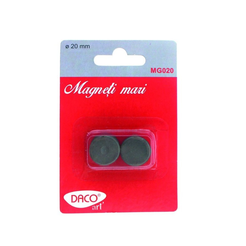 Magneti mari Daco, 20 mm, 10 buc/set