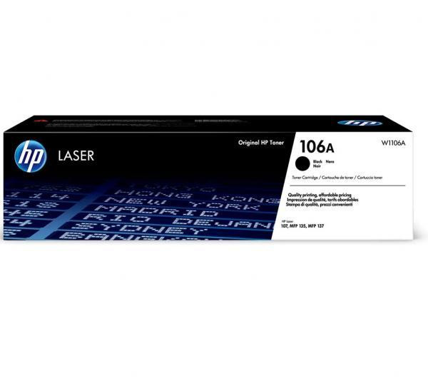 Cartus Toner Original HP 106A, Black, 1000 pagini