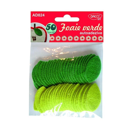 Accesorii craft Daco, foaie verde autoadeziva pasla