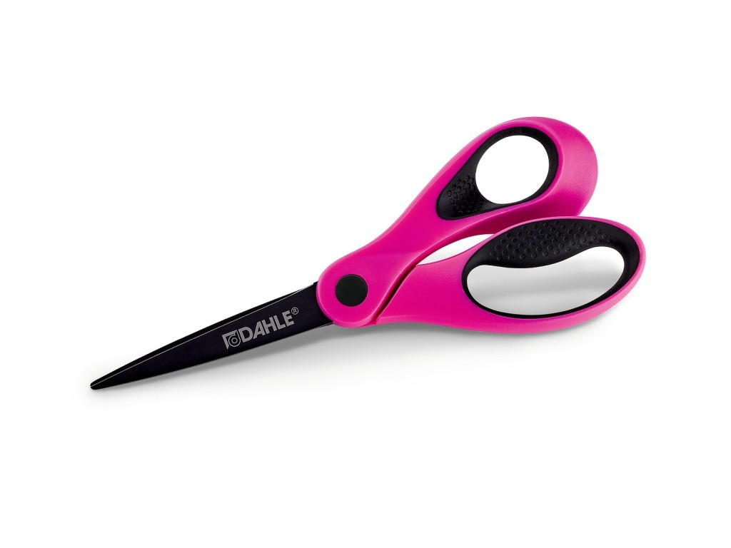 Foarfecă Dahle 54508 Soft Grip Color ID, 21 cm, Roz