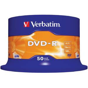 Set 50 DVD-uri Printabile DVD-R Verbatim, 4.7 GB, 16x