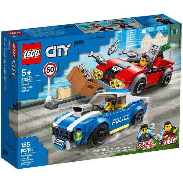 Lego City: Poliția Arestează Pe Autostradă 60242