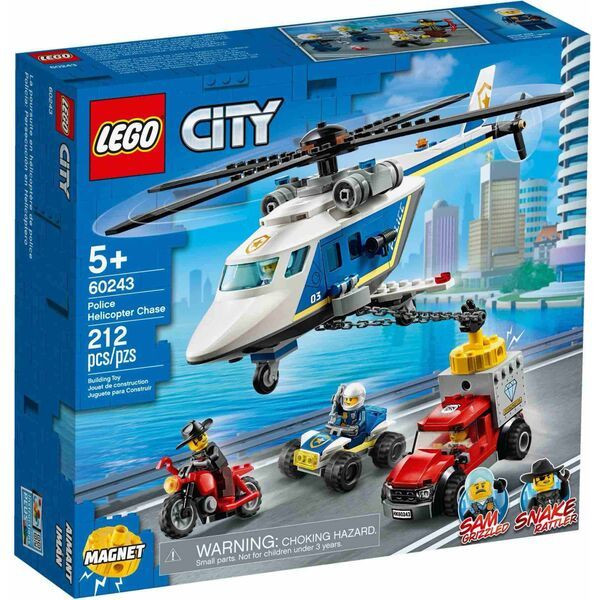 Lego City: Urmărire Cu Elicopterul Poliției 60243