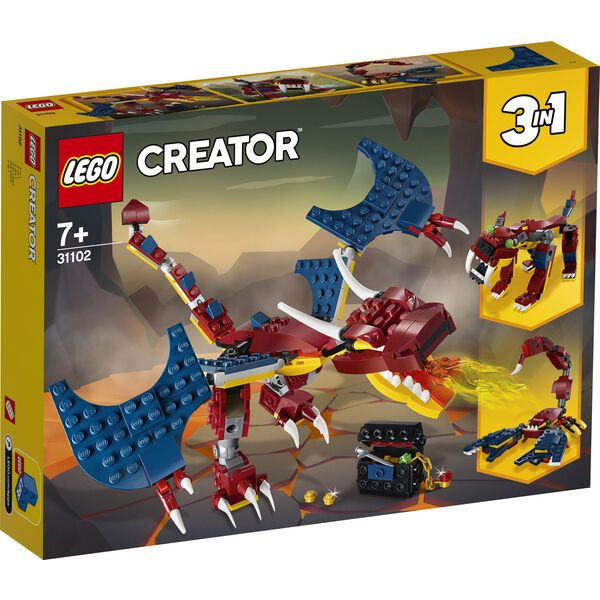 Lego Creator: Dragon De Foc 31102