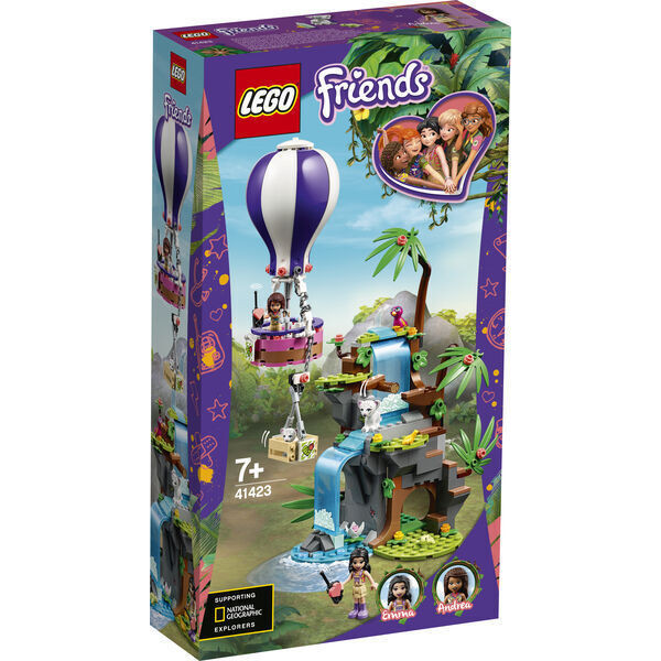 Lego Friends: Salvarea Tigrului Din Junglă Cu Balonul De Aer Cald 41423