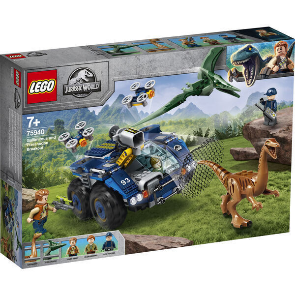 Lego Jurassic World: Evadarea Lui Gallimimus Și Pteranodon 75940