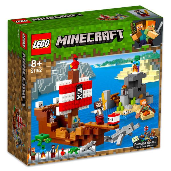 Lego Minecraft: Aventura Corabiei De Pirați 21152