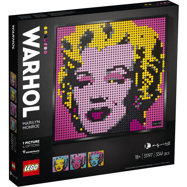 Lego Art: Andy Warhol\'S Marilyn Monroe 31197
