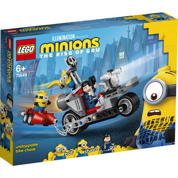 Lego Minions: Urmărire De Neoprit Cu Motocicleta 75549