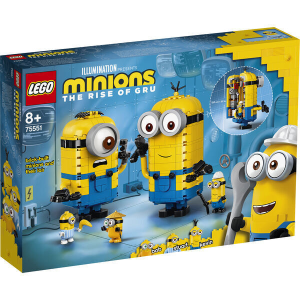 Lego Minions: Figurine Minioni Din Cărămizi 75551