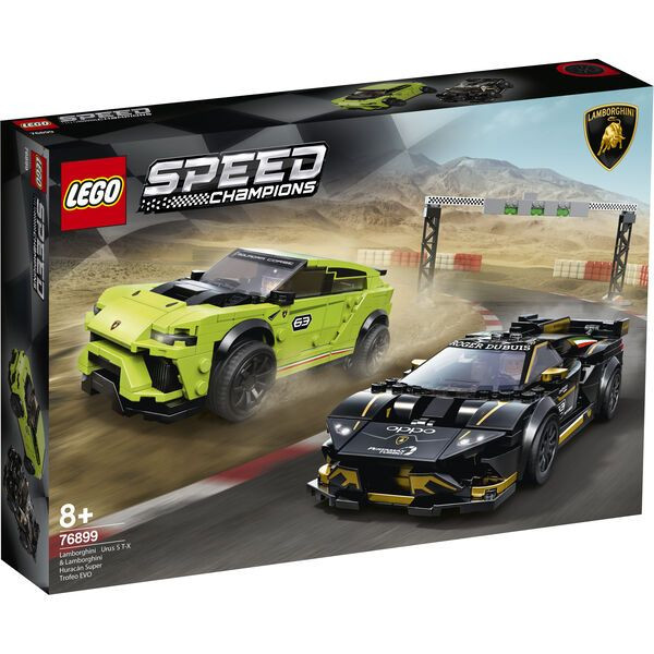 Lego Speed Champions: Lamborghini Urus St-X & Lamborghini Huracán Super Trofeo Evo 76899