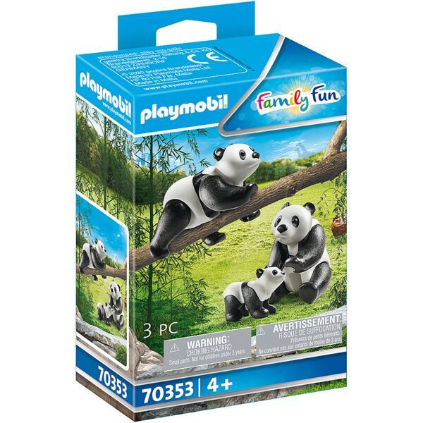 Playmobil: Familie de urși panda 70353