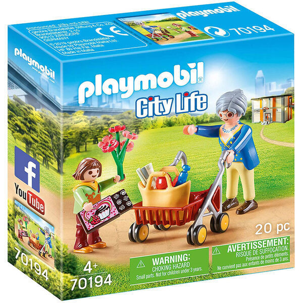 Playmobil City life: Cumpărături cu bunica 70194