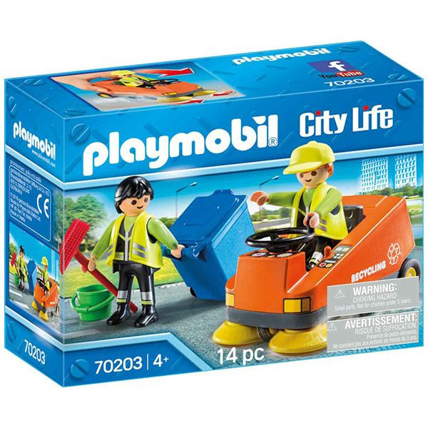 Playmobil City Life, Mașină de măturat stradal - 70203