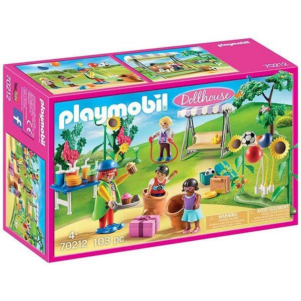 Playmobil Dollhouse, Petrecere de aniversare pentru copii - 70212