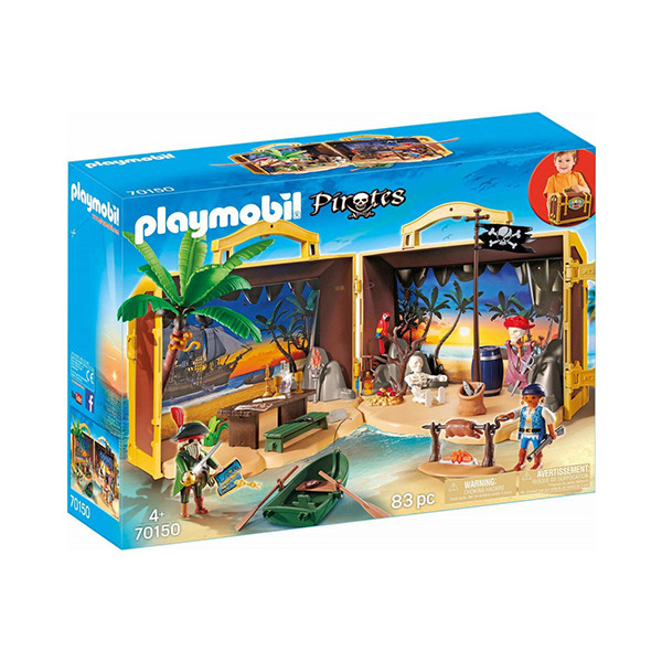 Playmobil Pirates - Set portabil Insula piraţilor 70150