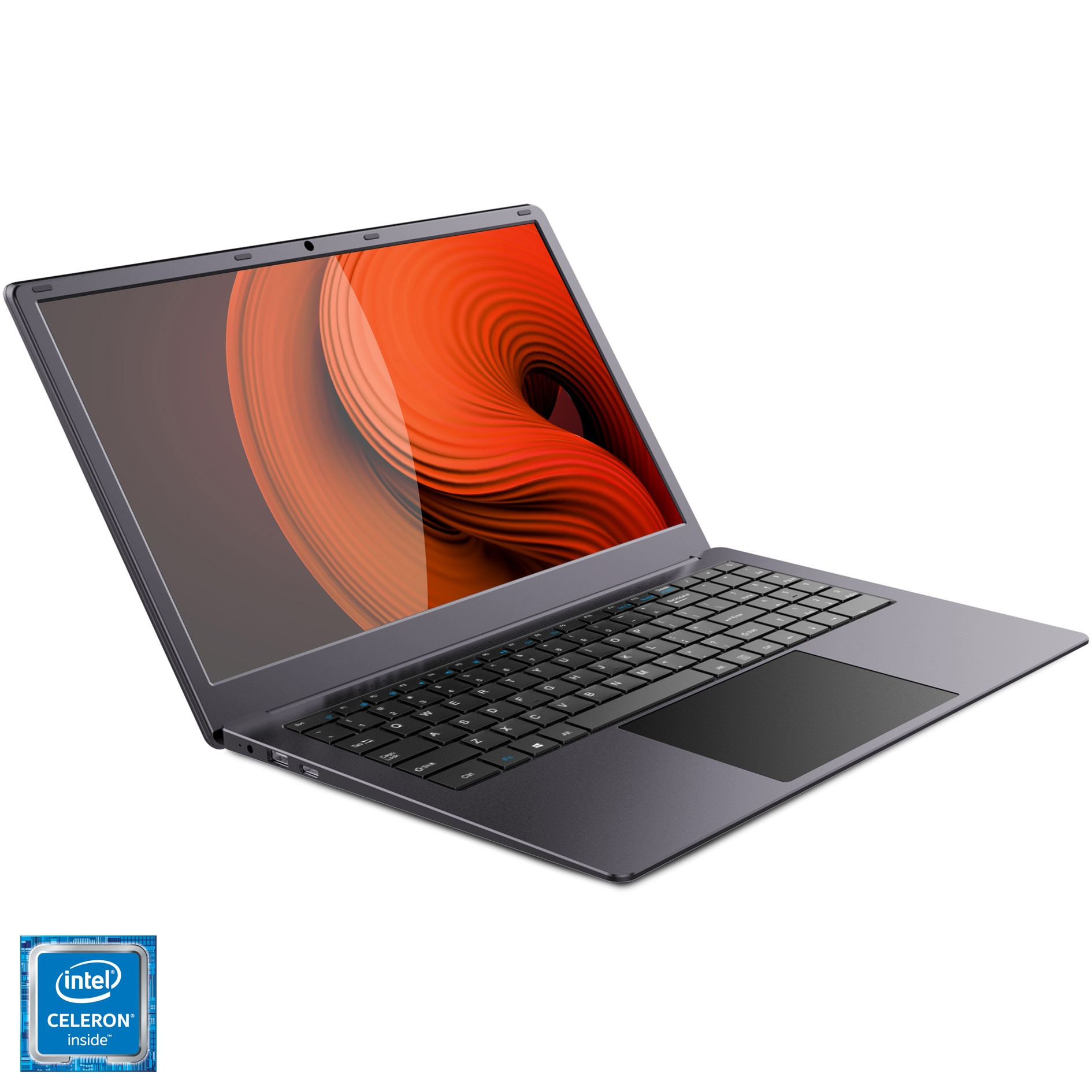 Laptop Allview Allbook H cu procesor Intel Celeron N4000, 2.60 GHz, 15.6", Full HD, 4GB, 256GB SSD, Intel UHD 600, Ubuntu, Grey