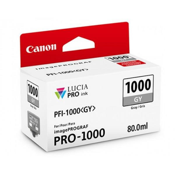 Cartus cerneala original Canon PFI1000GY, BS0552C001AA, Grey