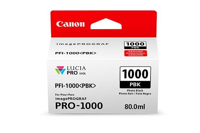 Cartus cerneala original Canon PFI1000PBK, BS0546C001AA, Black