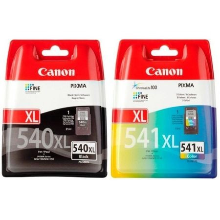 Set cartuse cerneala Canon cap. mare PG-540XL + CL-541XL + hartie foto 10x15 50coli
