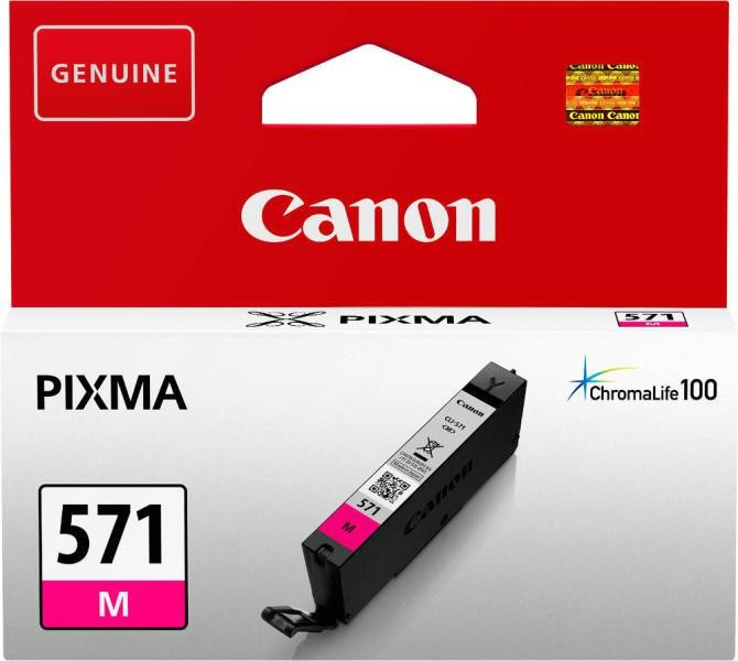 Cartus cerneala original Canon CLI571M, BS0387C001AA, Magenta