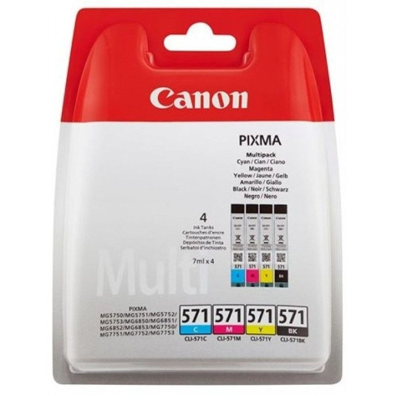 Cartus cerneala original Canon CLI571MULTI, BS0386C005AA, MultiPack