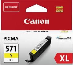 Cartus cerneala original Canon CLI571XLY, BS0334C001AA, Yellow