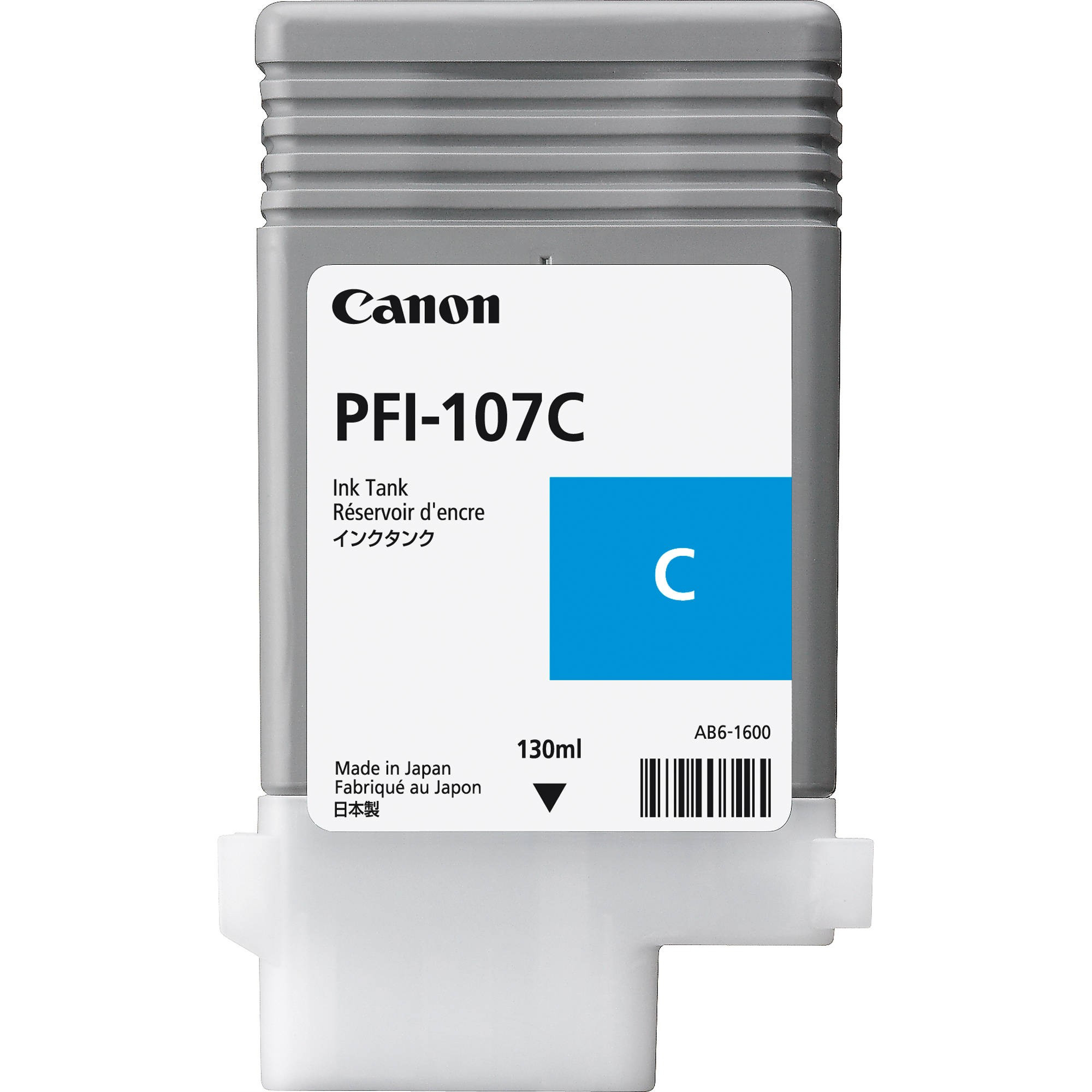 Cartus cerneala original Canon PFI107C, CF6706B001AA, Cyan