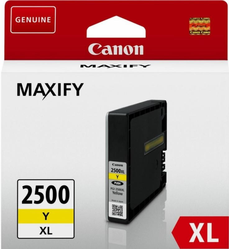 Cartus cerneala original Canon PGI2500XLY, BS9267B001AA, Yellow