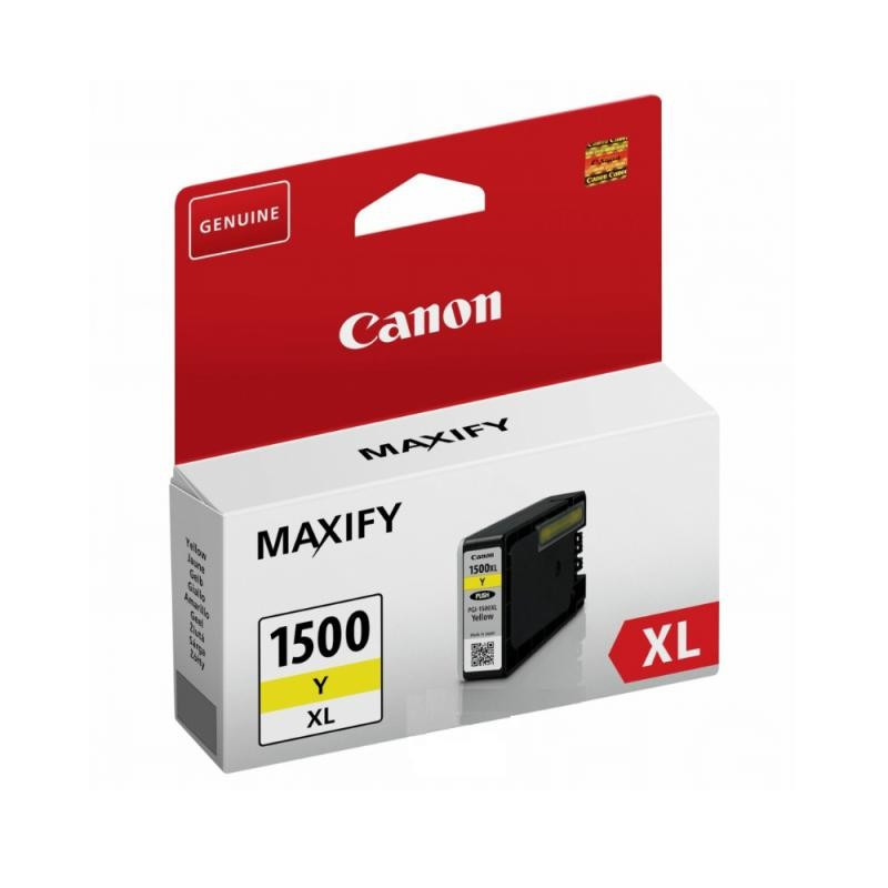 Cartus cerneala original Canon PGI1500XLY, BS9195B001AA, Yellow