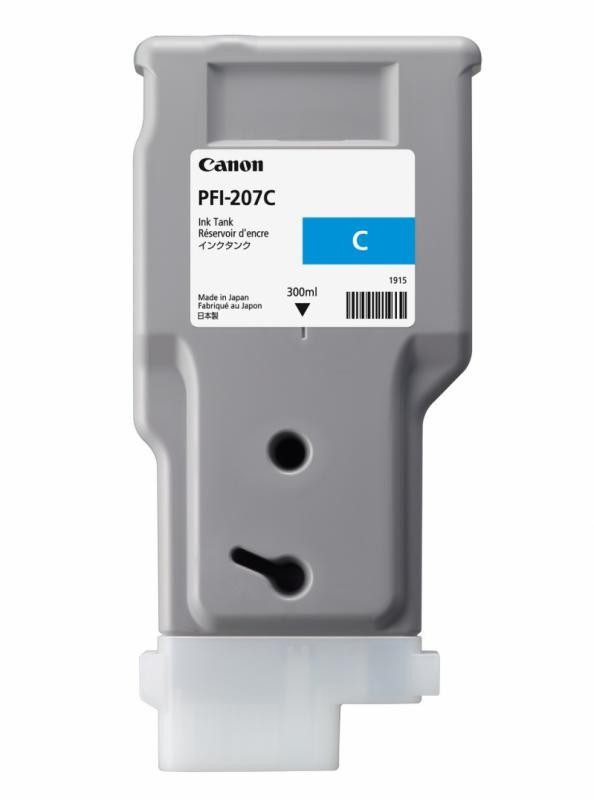 Cartus cerneala original Canon PFI207C, CF8790B001AA, Cyan
