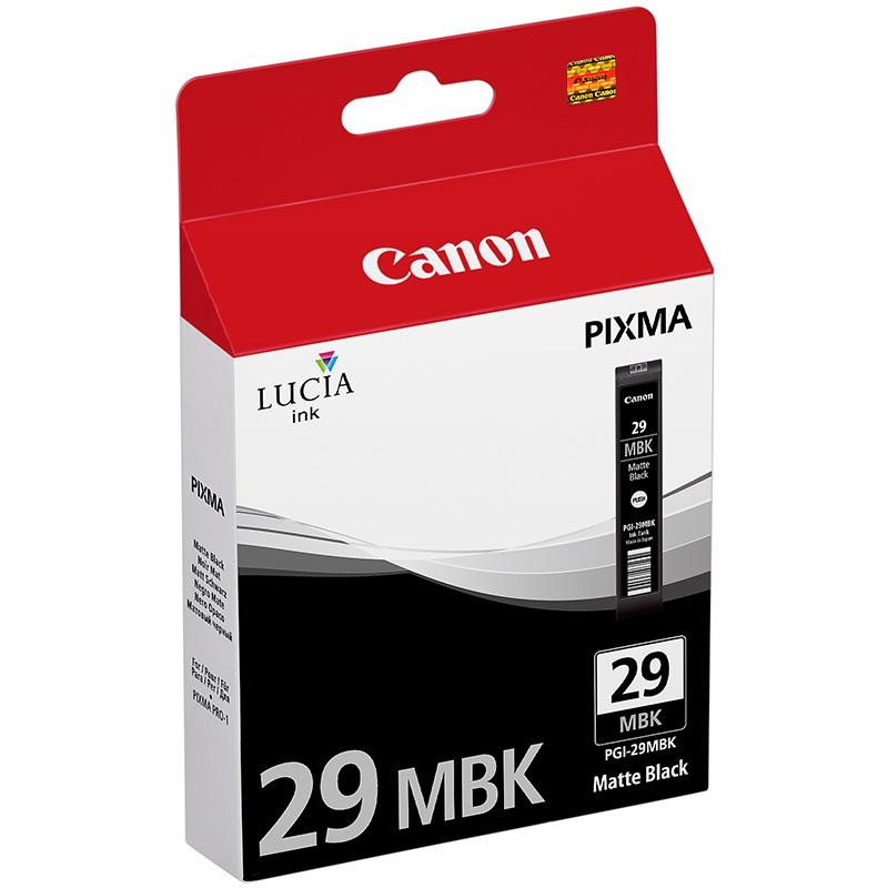 Cartus cerneala original Canon PGI29MBK, BS4868B001AA, Matte Black