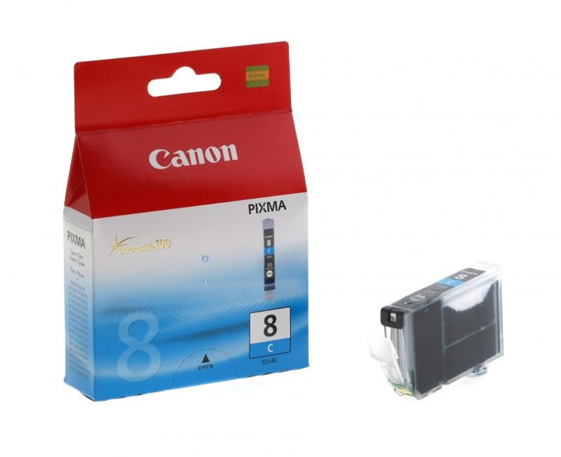 Cartus cerneala original Canon CLI8C, BS0621B001AA, Cyan