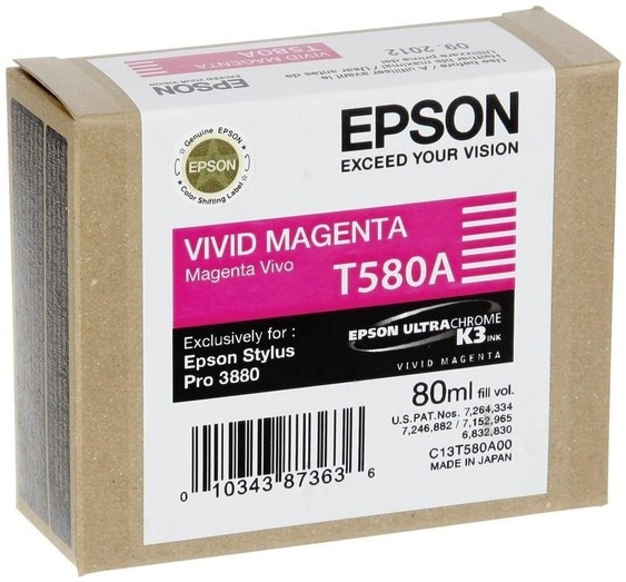 Cartus Cerneala Original Epson C13T580A00, Magenta