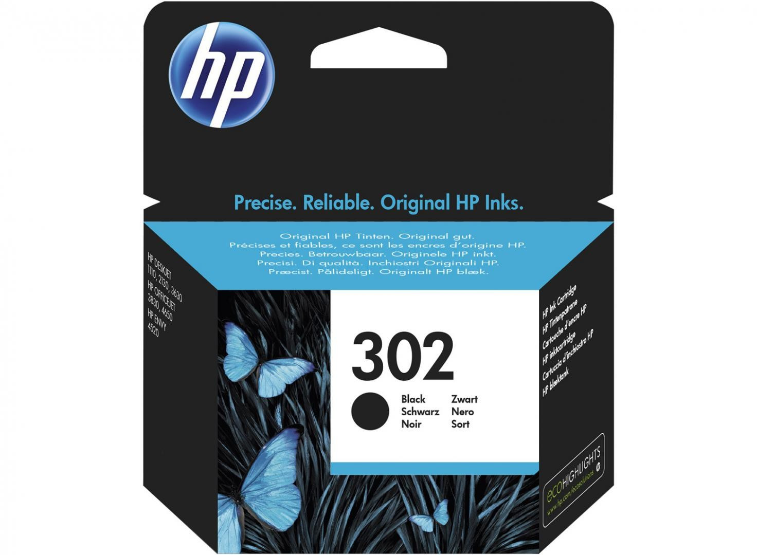 Cartus cerneala original HP 302 F6U66AE, Black