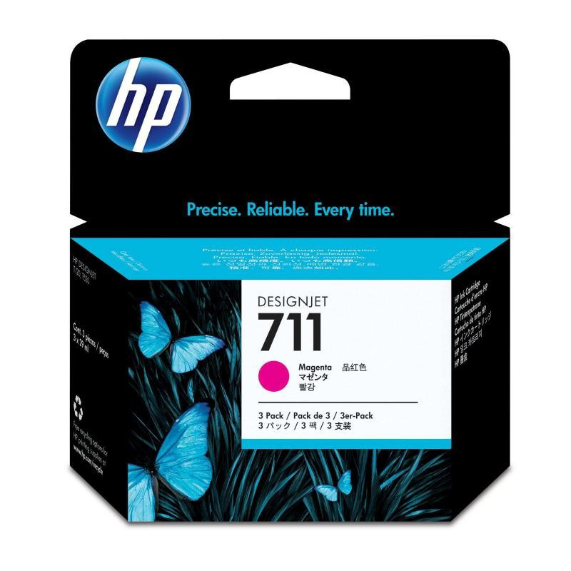 Cartus cerneala original HP 711 CZ135A, Magenta