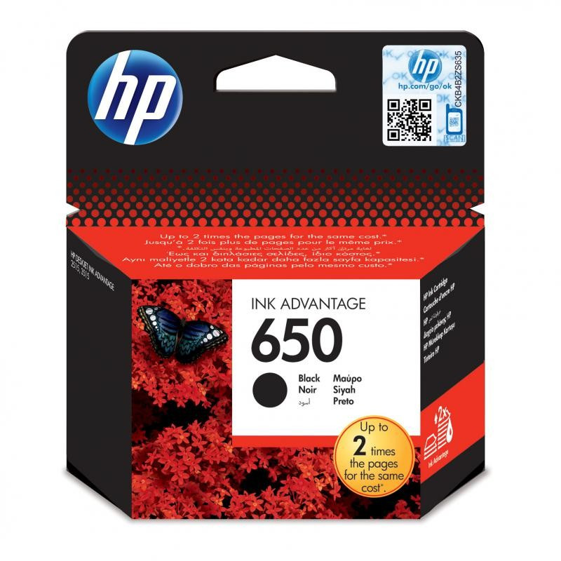 Cartus cerneala original HP 650 CZ101AE, Black