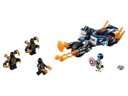 LEGO Super Heroes Captain America: Atacul Outriderilor 76123