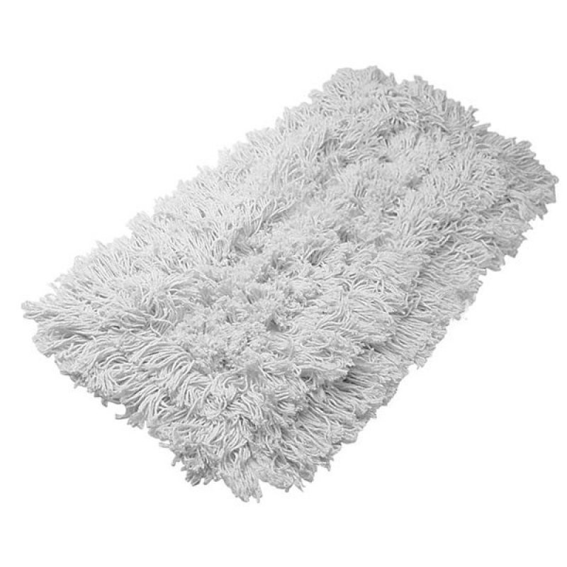 Rezerva mop bumbac plat cu buzunare, 12 cm x 40 cm, ambalata individual