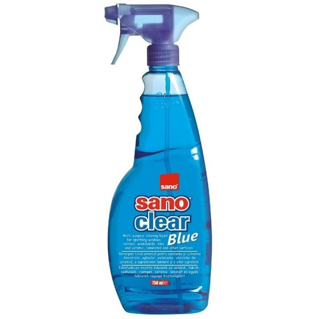 Detergent pentru geamuri, 750 ml, SANO Clear Trigger Blue