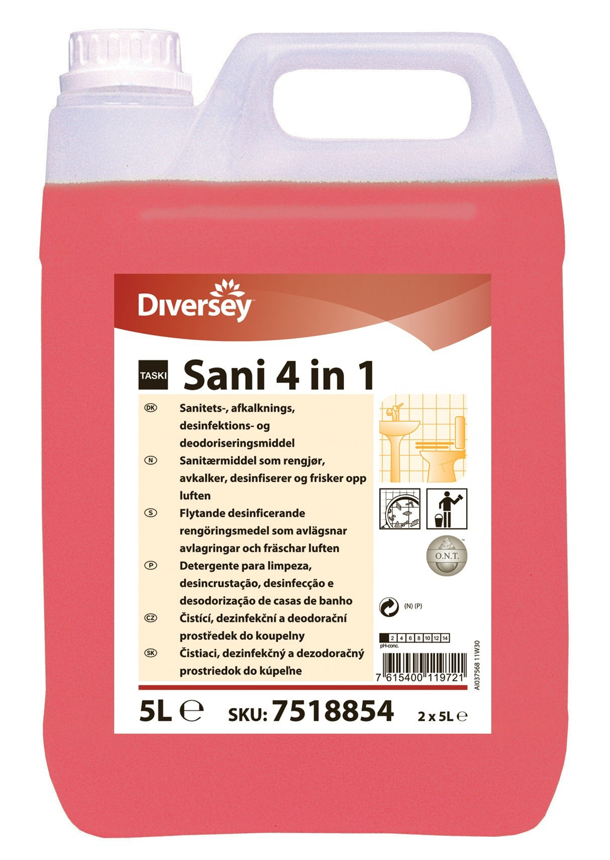 Detergent Sani 4 in 1, 5 L