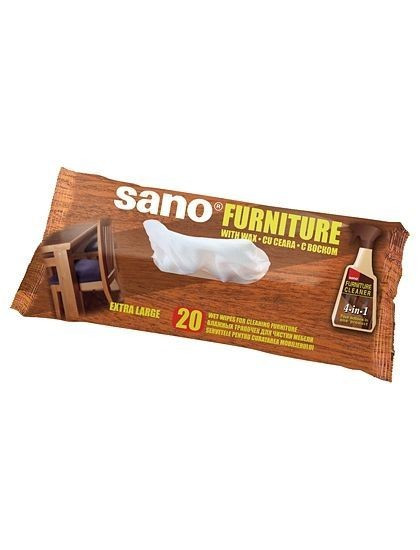 Lavete mobila Sano Furniture Cleaning Wipes 20