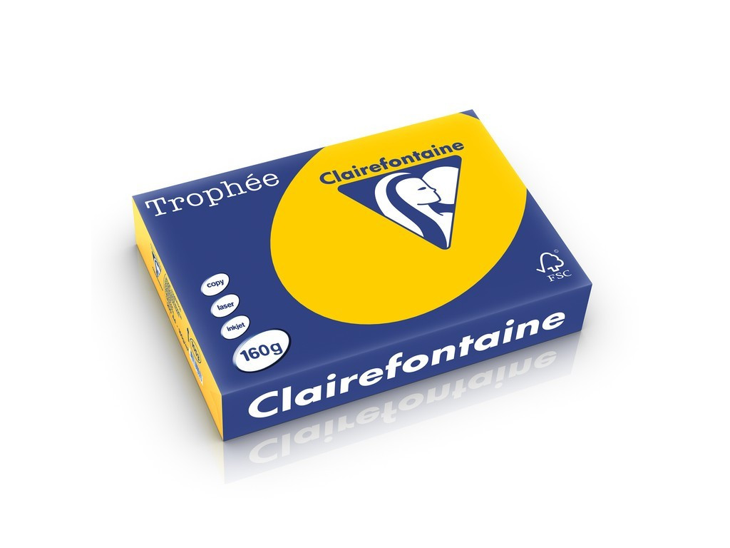 Carton color Clairefontaine Intens, Sunflower