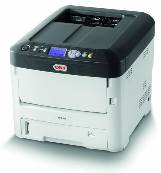 Imprimanta OKI C712N Laser Color, A4, Retea