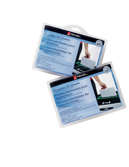 RX-2101948,Coli impregnate cu ulei pentru distrugator documente REXEL - 12 buc/set RX-2101948,Coli impregnate cu ulei pentru distrugator documente REXEL - 12 buc/set