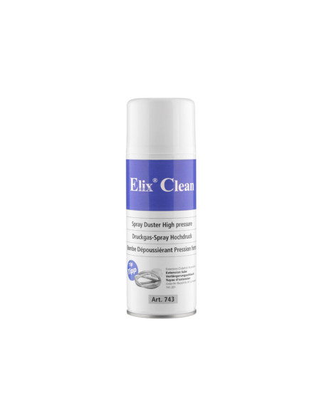 ECS-743300,Spray cu aer non-inflamabil, high pressure, 300ml, ELIX Clean ECS-743300,Spray cu aer non-inflamabil, high pressure, 300ml, ELIX Clean