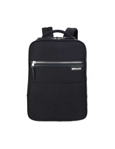 BL-BB-3769BK,Rucsac BESTLIFE Nacar, 42x30x14cm, compartiment tableta si laptop 15.6 inch, negru