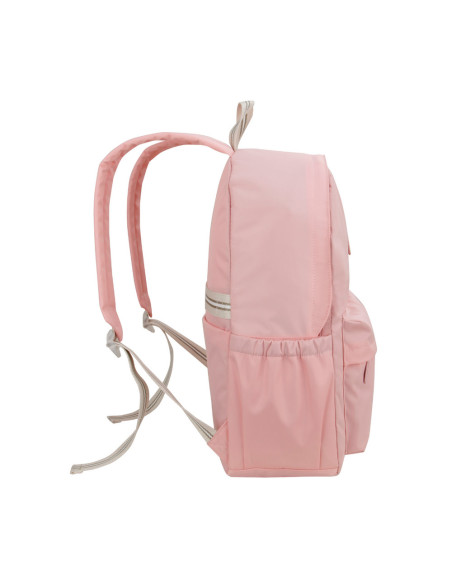 BL-BB-3591PI,Rucsac scola BESTLIFE Col-Rainbow, compartiment tableta si laptop 15.6 inch, roz