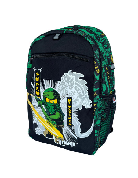 LG-20222-2301,Rucsac extins LEGO V-Line - design NinjaGo, Green