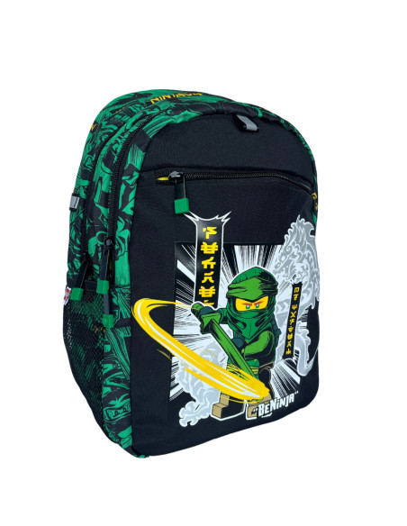 LG-20222-2301,Rucsac extins LEGO V-Line - design NinjaGo, Green